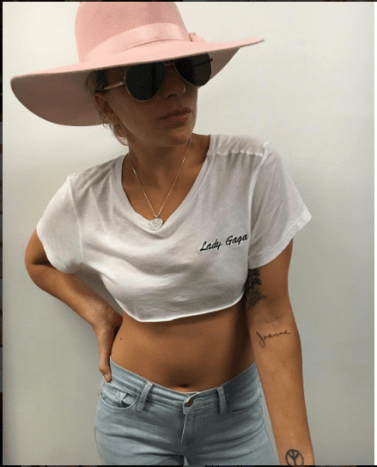 Lady Gaga Joanne Armschrift Tattoo