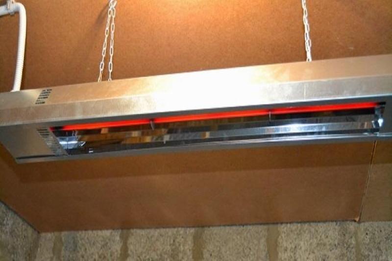 calentador de infrarrojos para gallinero