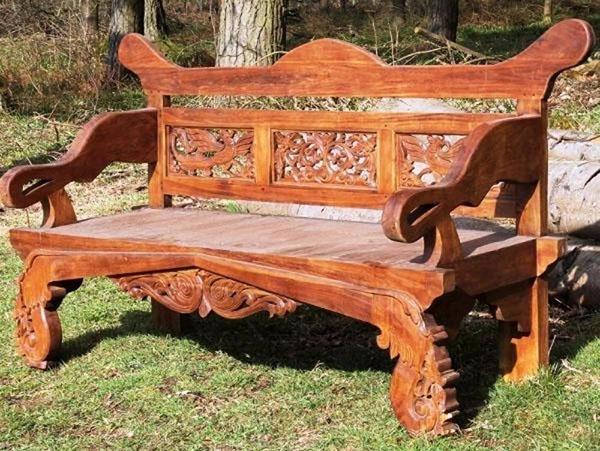 banc sculpté à faire soi-même