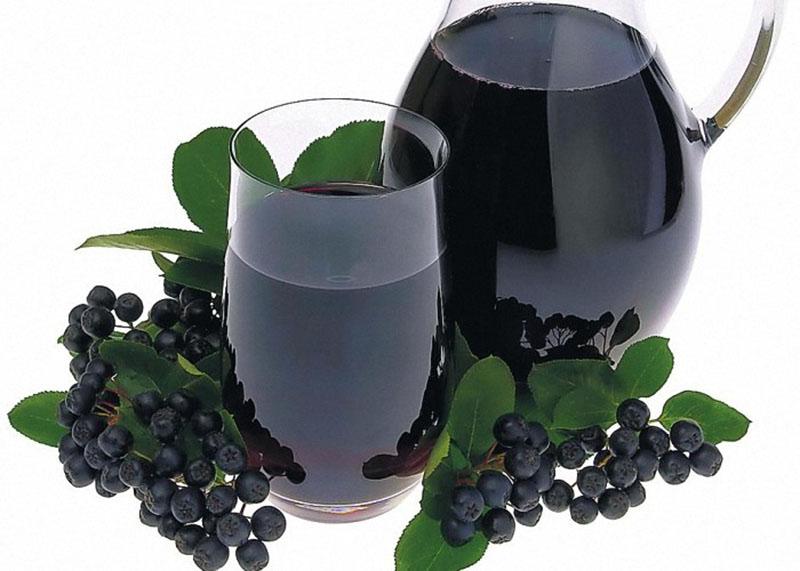 jugo de chokeberry
