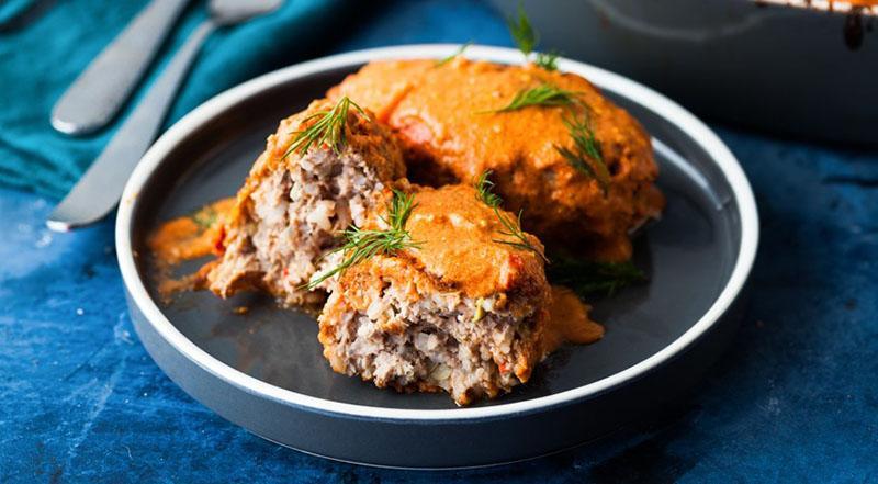 rouleaux de chou paresseux: une recette au four avec du sarrasin