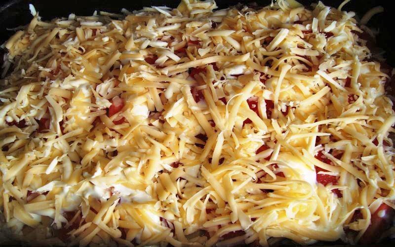 saupoudrer de fromage et enfourner