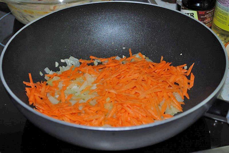 freír verduras