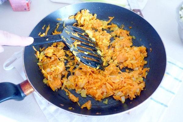 guiso de zanahorias con cebolla