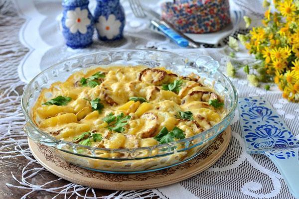 cocotte de courgettes et pommes de terre