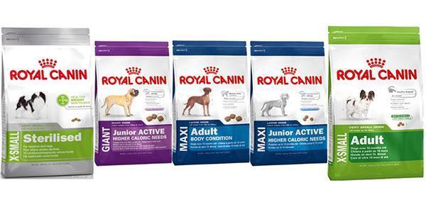 gamme d'aliments pour chiens royal canin