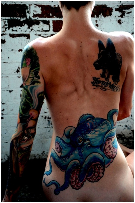 Dolní záda tetování zničit stigma trampské razítko