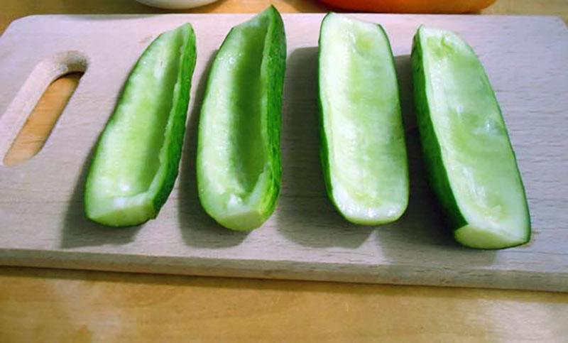 preparar botes de pepino