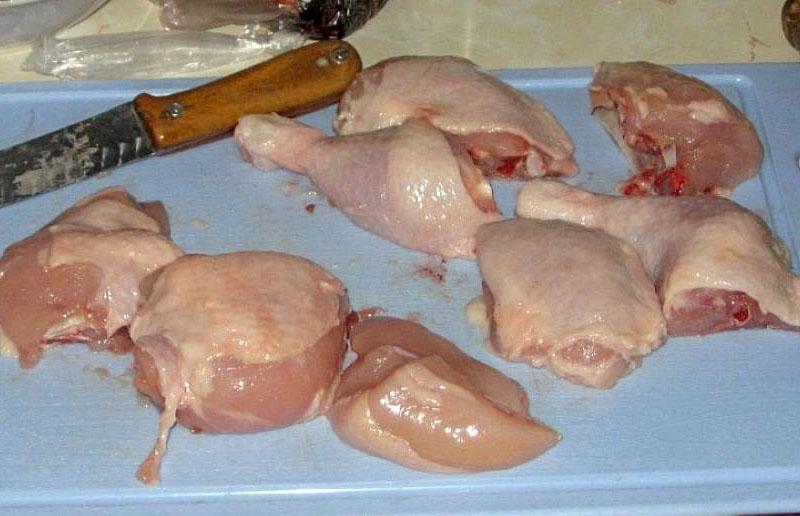 preparar el pollo