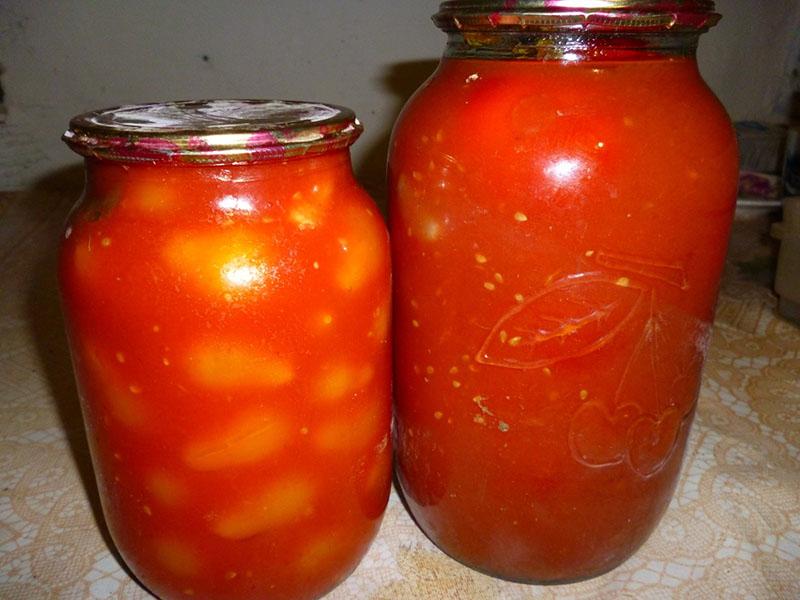 recetas de tomate en su propio jugo para el invierno para personas ocupadas