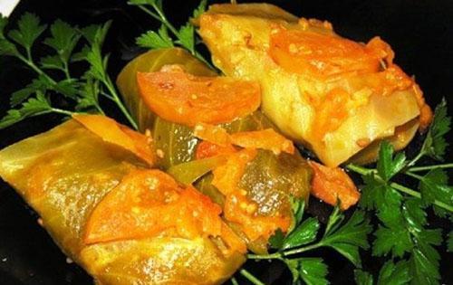 rouleaux de chou farcis