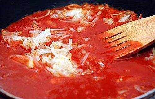 ajouter le jus de tomate