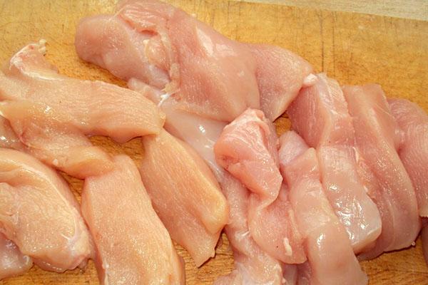 hacher la viande de poulet