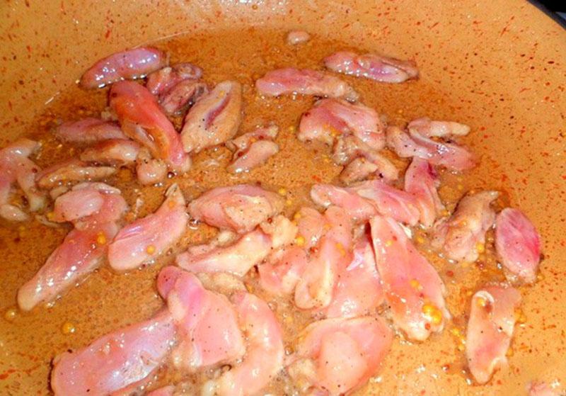 freír la carne