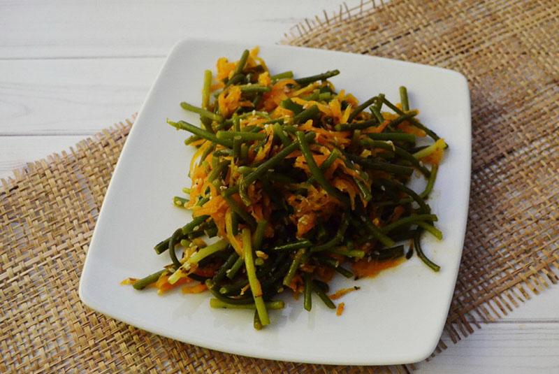 deliciosas flechas de ajo