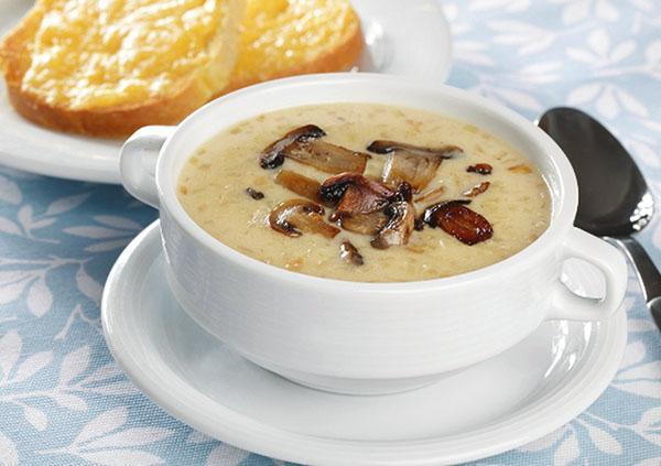 soupe de champignons surgelée