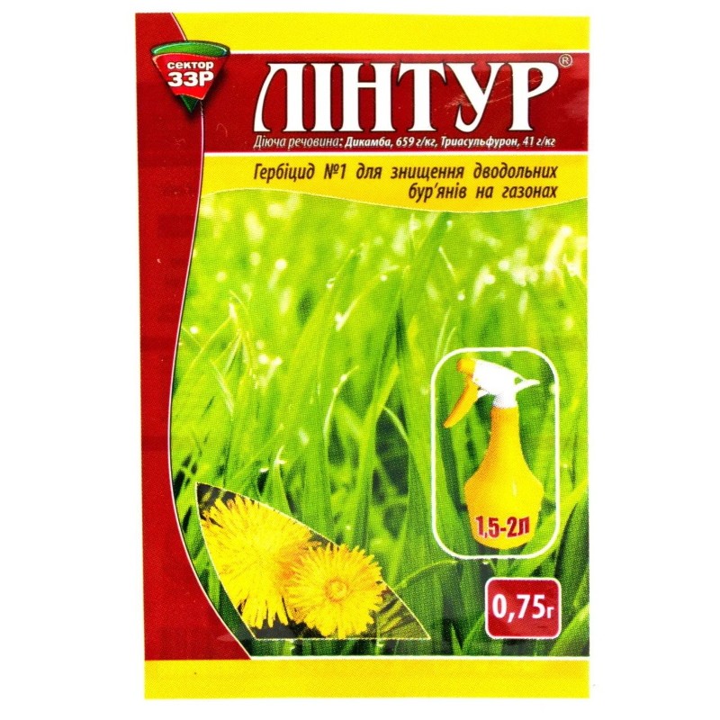 composition et action de l'herbicide lintur