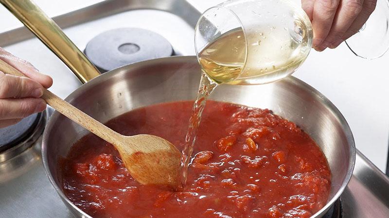 la dernière étape de la cuisson
