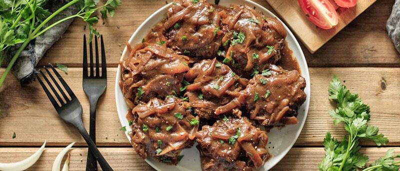 boeuf sauce aux oignons