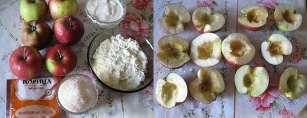 ingrédients et préparation des pommes