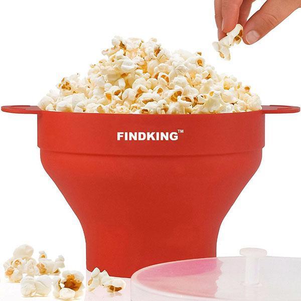 bol de pop-corn en silicone