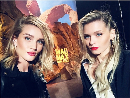 Abbey Lee und Rosie Huntington-Whitely