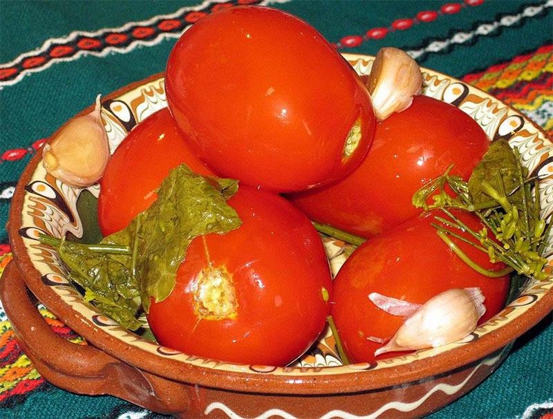 tomates instantanées légèrement salées