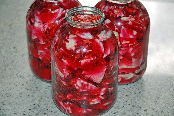 poner verduras en frascos