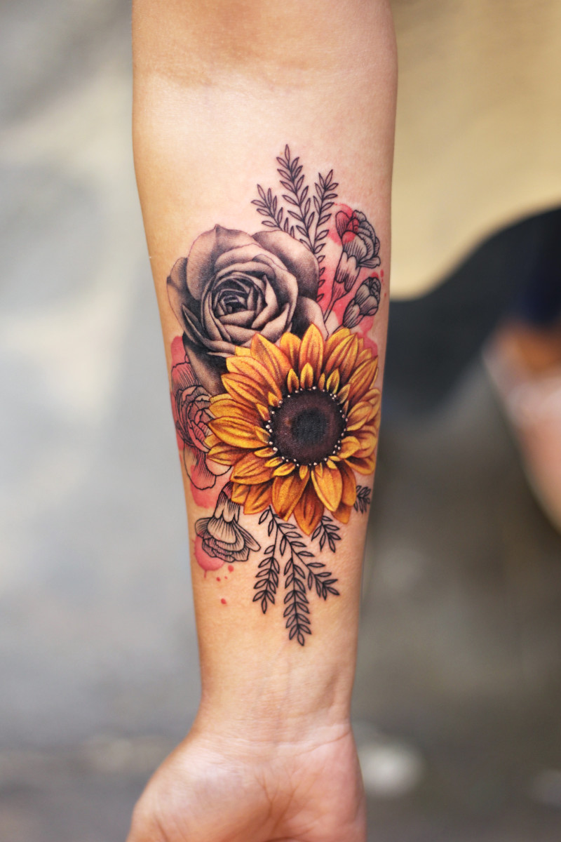 Sonnenblumenkopie