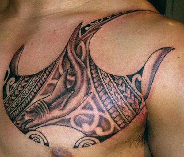 Manta Ray tetování-2