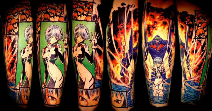 Joey Hamilton-japanisches Anime Tattoo