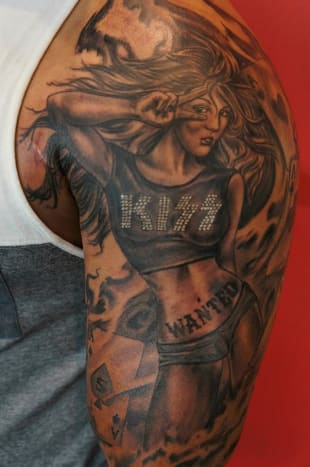 Skupinové tetování Joey Hamilton-KISS