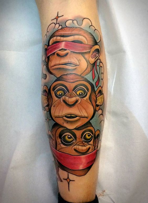 Monkey Tattoo Bilder und Ideen: Erstaunliche Tattoos!