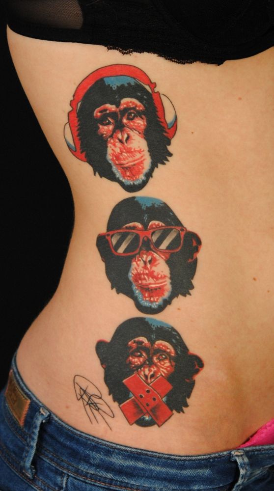 Monkey Tattoo Bilder und Ideen: Erstaunliche Tattoos!