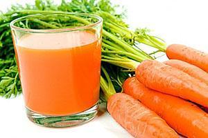 Jus de carotte nutritif