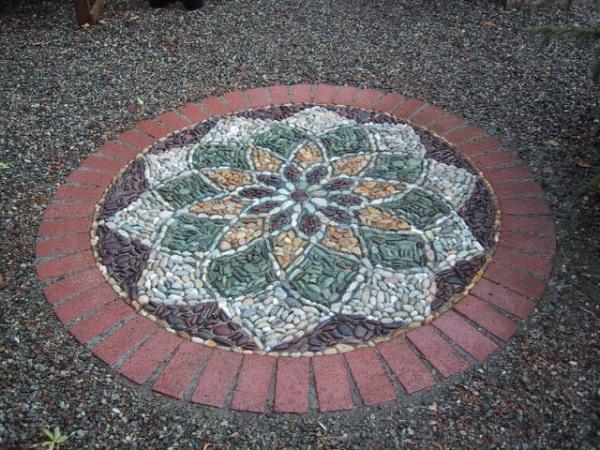 Galets et galets mosaïque