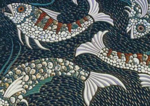 Mosaïque de poissons