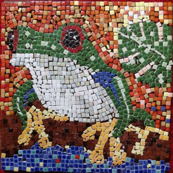 Mosaico de rana