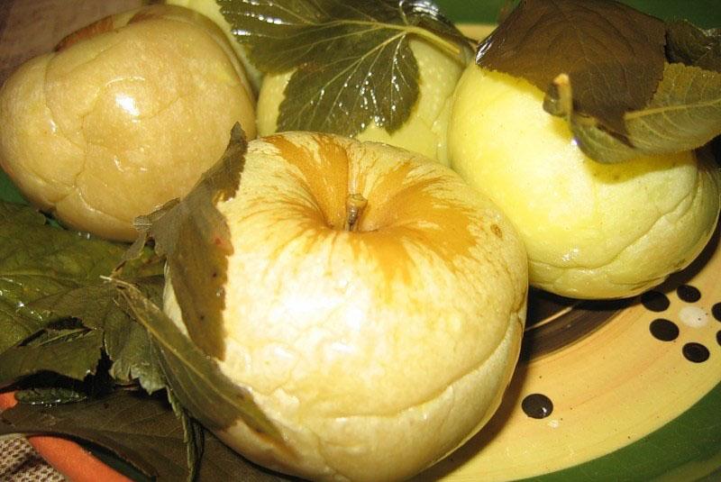 receta de manzanas remojadas con miel
