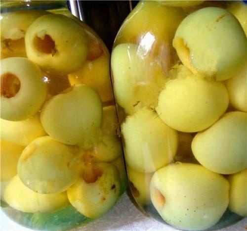 rica compota de manzana