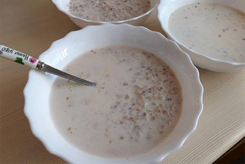 soupe de sarrasin au lait