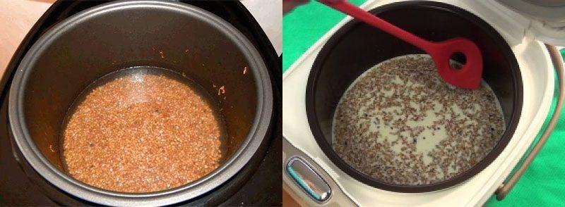 cocinar gachas en una olla de cocción lenta
