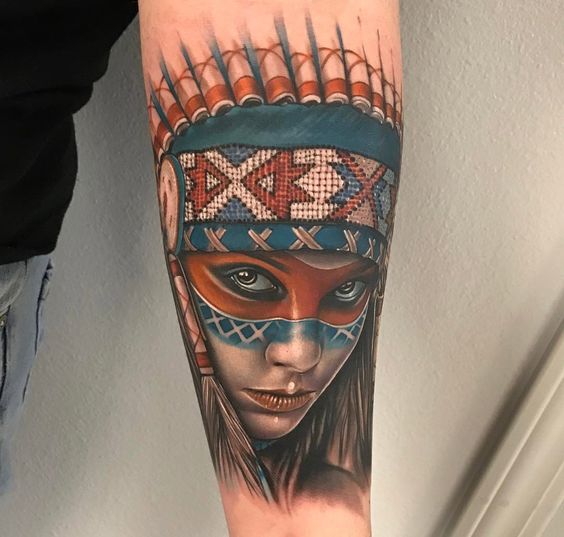 Indianer Tattoos - TOP 100 - für Freigeister