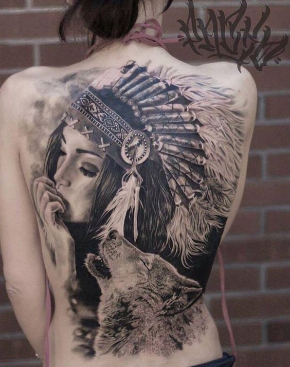 Indianer Tattoos - TOP 100 - für Freigeister