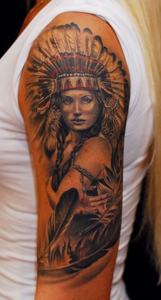 Indianer Tattoos - TOP 100 - für Freigeister