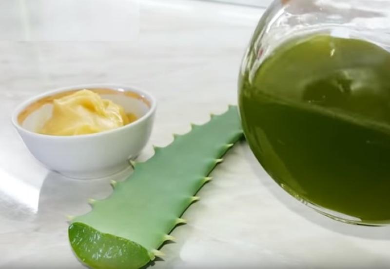 aloe y miel para el estómago