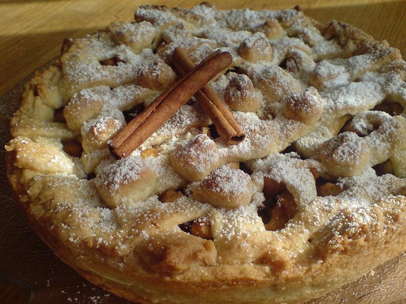 postre de manzana para el té
