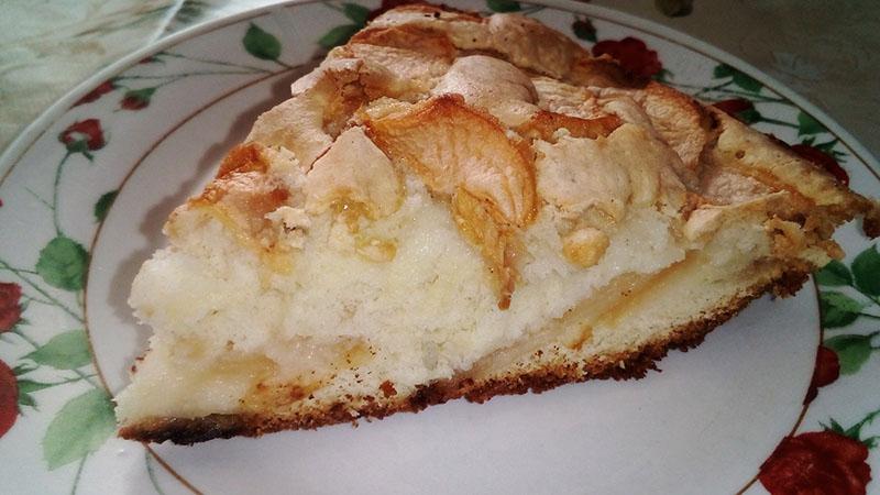 pastel de manzana alemán lame tus dedos