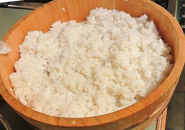 hervir arroz para col rellena
