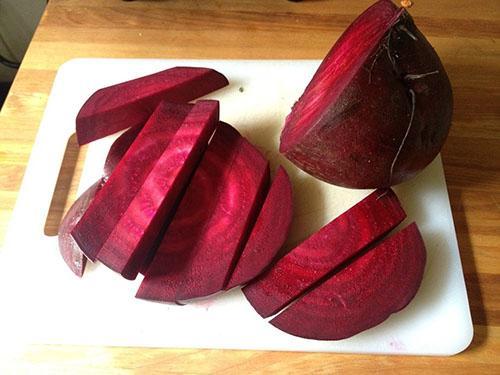 Solo se utilizan remolachas rojas para hacer kvas.